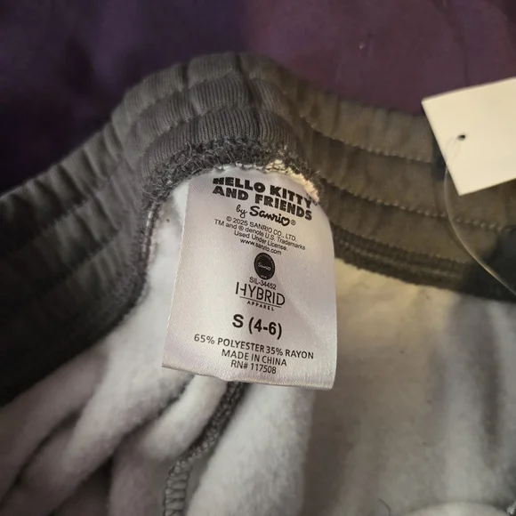 Halloween Sanrio Gray and Purple Hello Kitty Sweat Set - Picture 7 of 7
